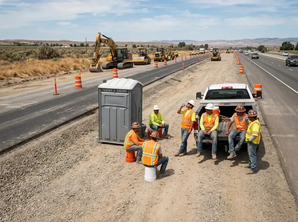 highway-road-construction-crew-007 — frequently asked questions, Porta Potty and Restroom Rentals in Piney Green, NC